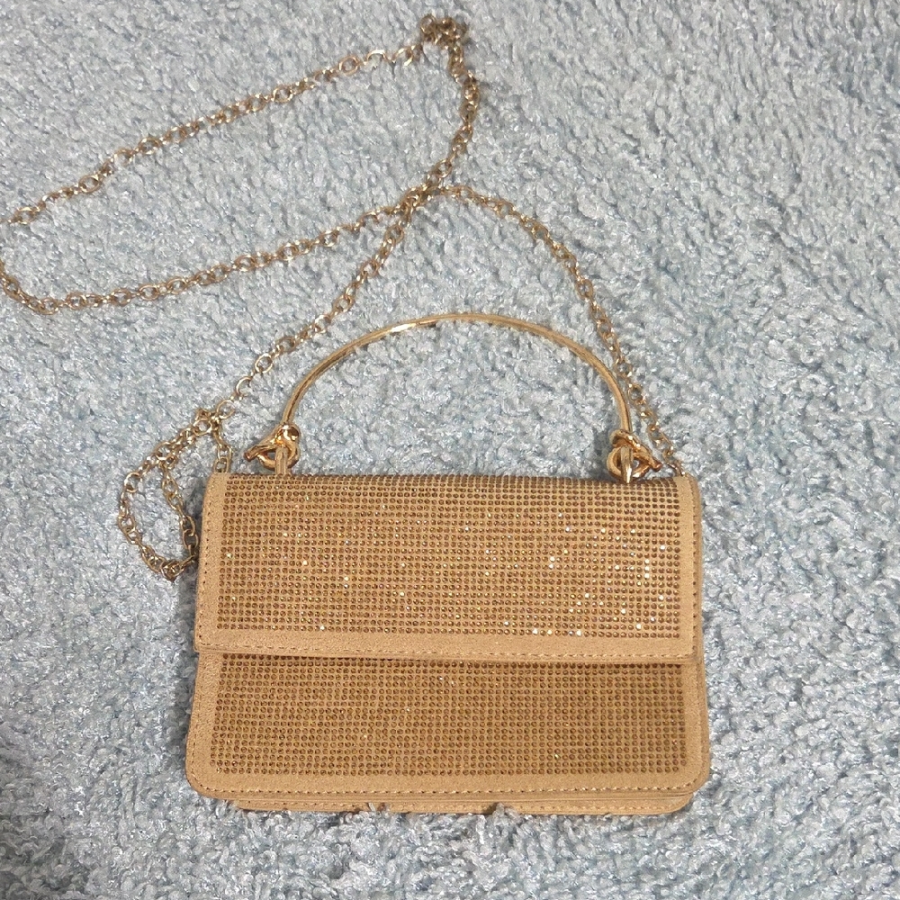 Elegant Gold Chain Shoulder Bag